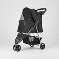 The Growing Mart Foldable 3 Wheel Pet Stroller with Brake for Safe Travel