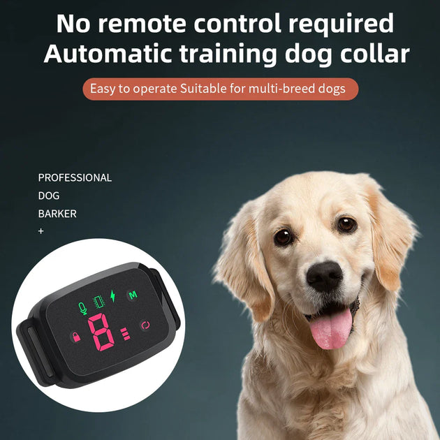 The Growing Mart Anti Barking Dog Collar – Smart & Rechargeable Waterproof